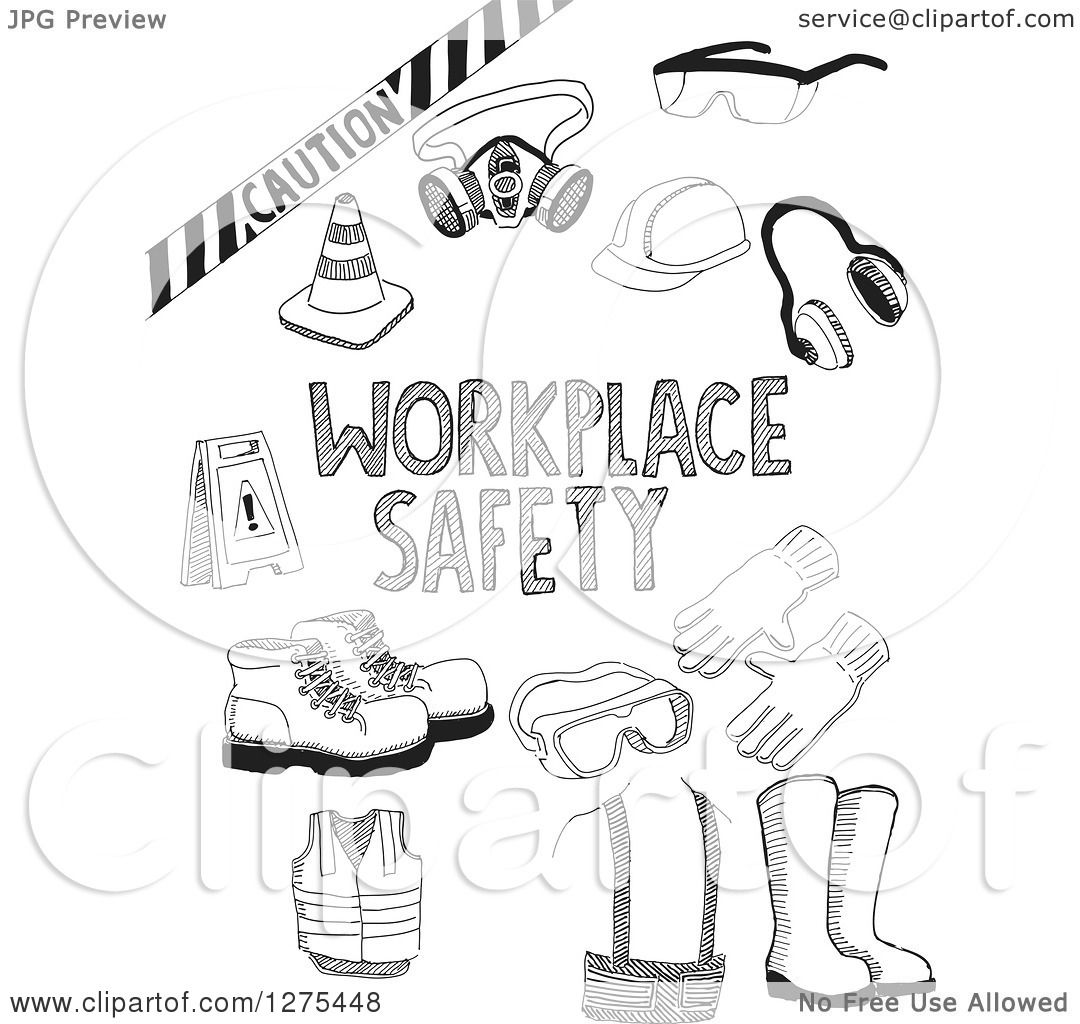 workplace safety coloring pages - photo #2