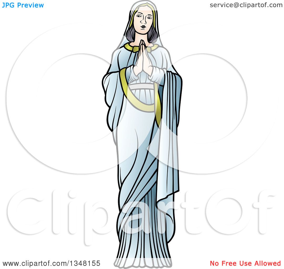clipart images of virgin mary - photo #44