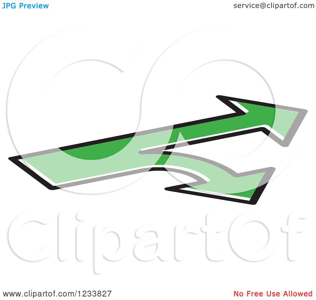 clipart forking arrow - photo #3