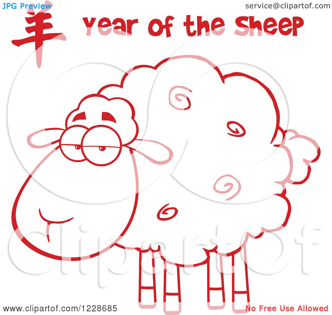 year of the sheep coloring pages - photo #15