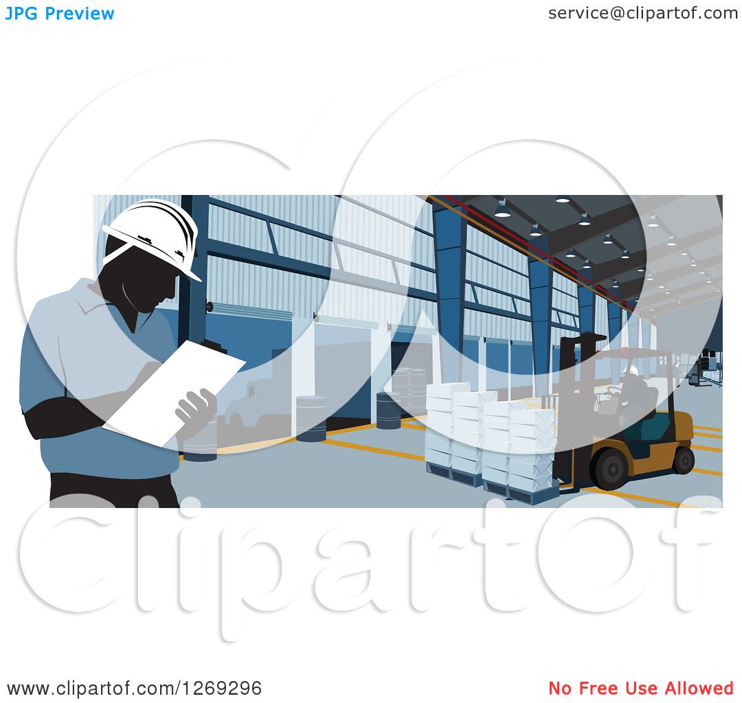 warehouse worker clipart free - photo #5