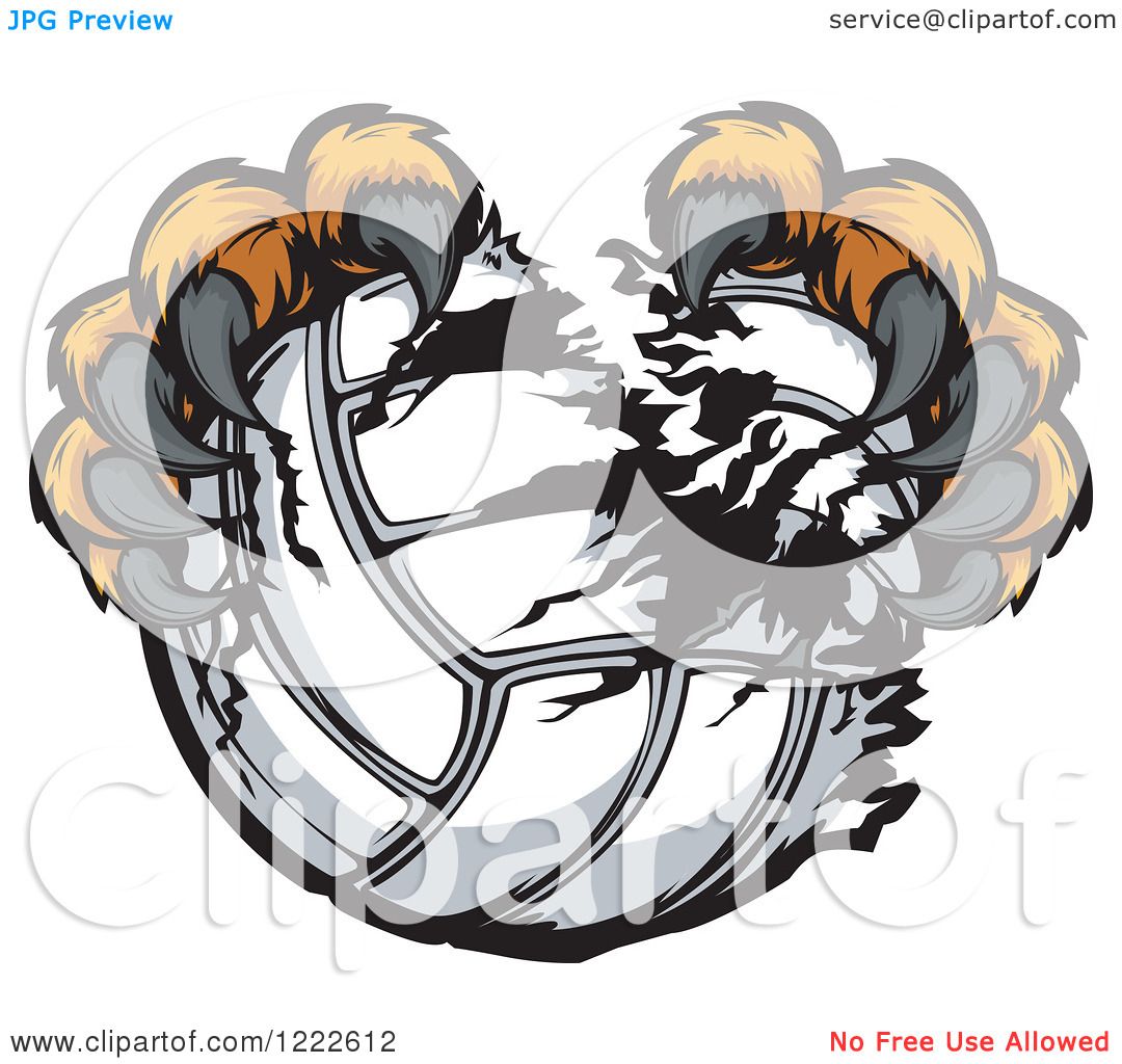tiger claw clipart - photo #36