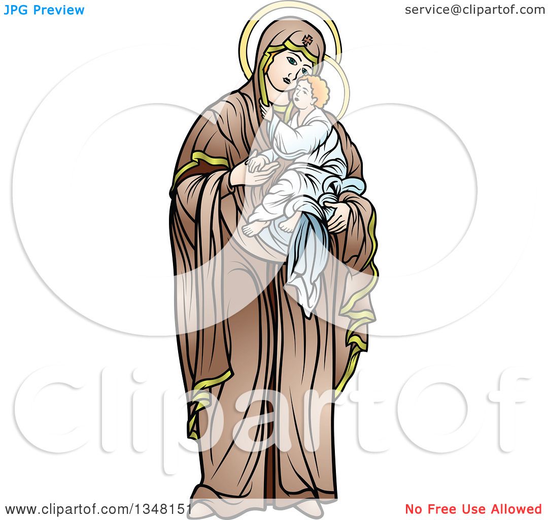 clipart of baby jesus and mary - photo #22