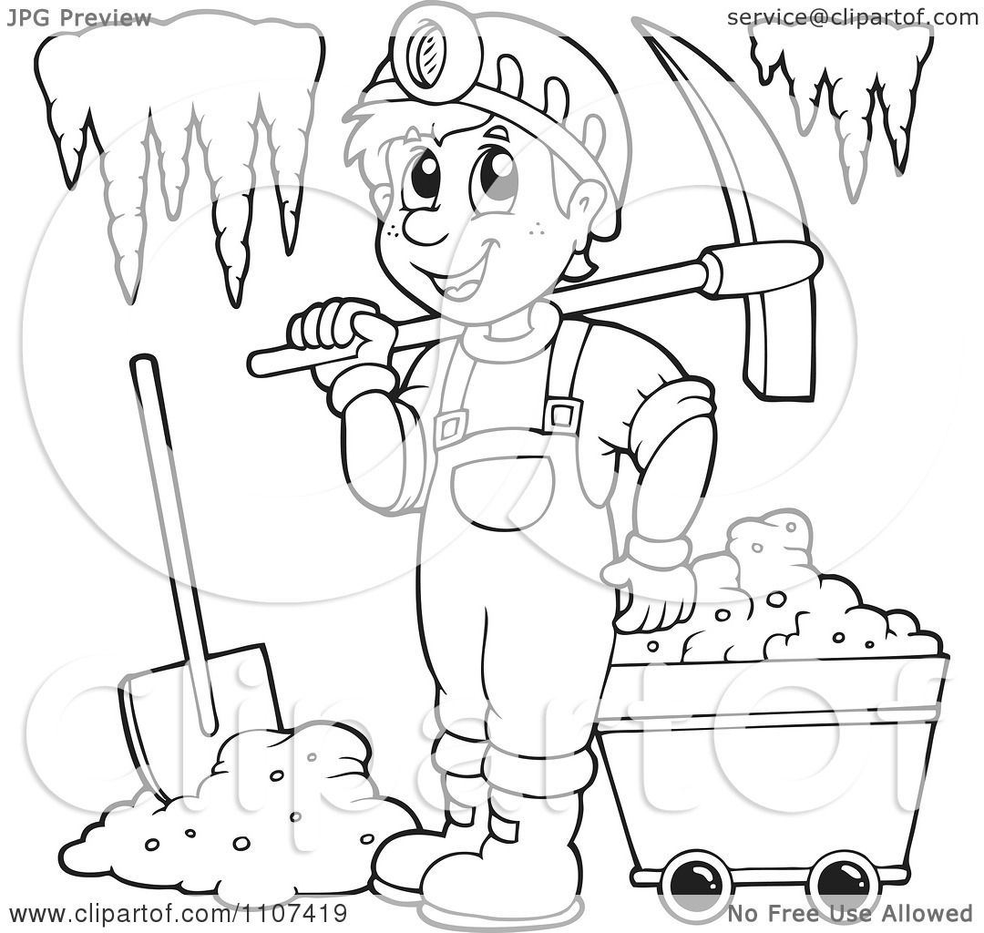 miner coloring pages - photo #15