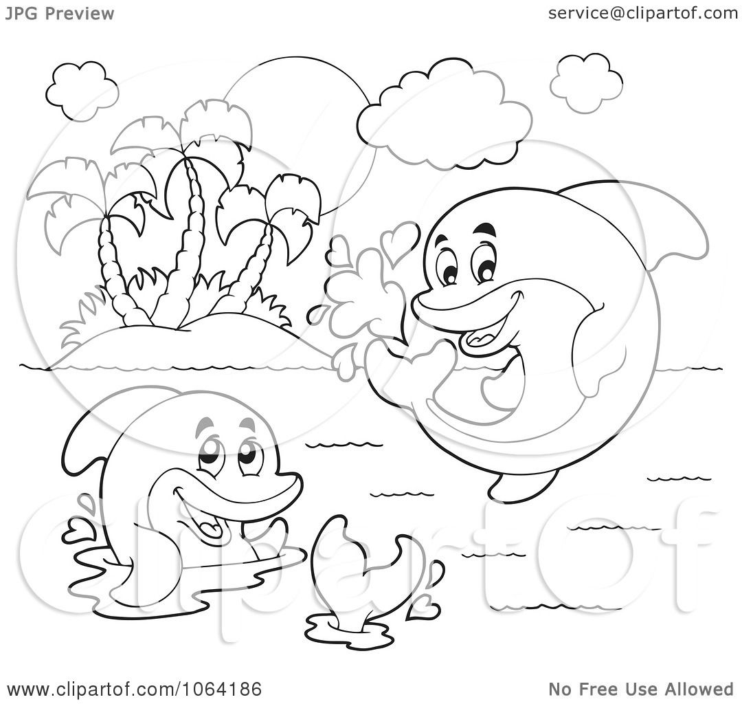 Island Blue Dolphins Coloring Page Dol Pages