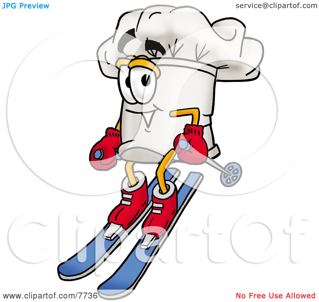 skiing pictures cartoon