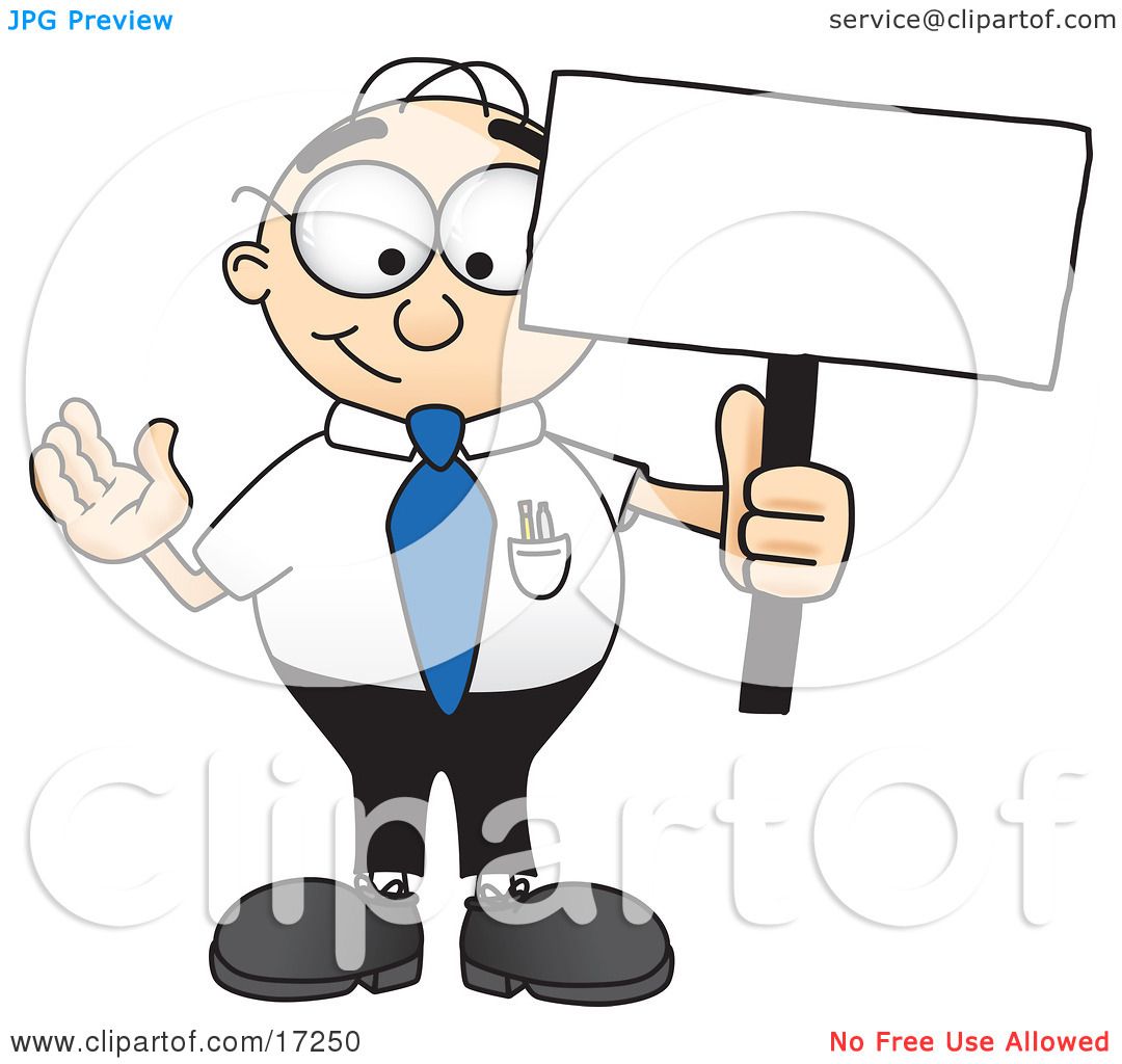 clipart man holding sign - photo #36