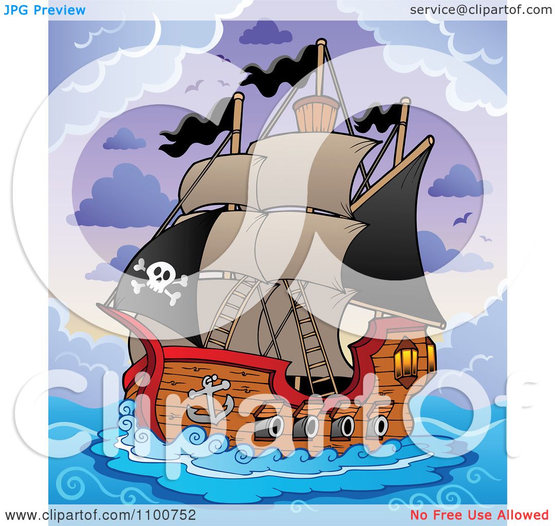 clipart ship in storm - photo #31