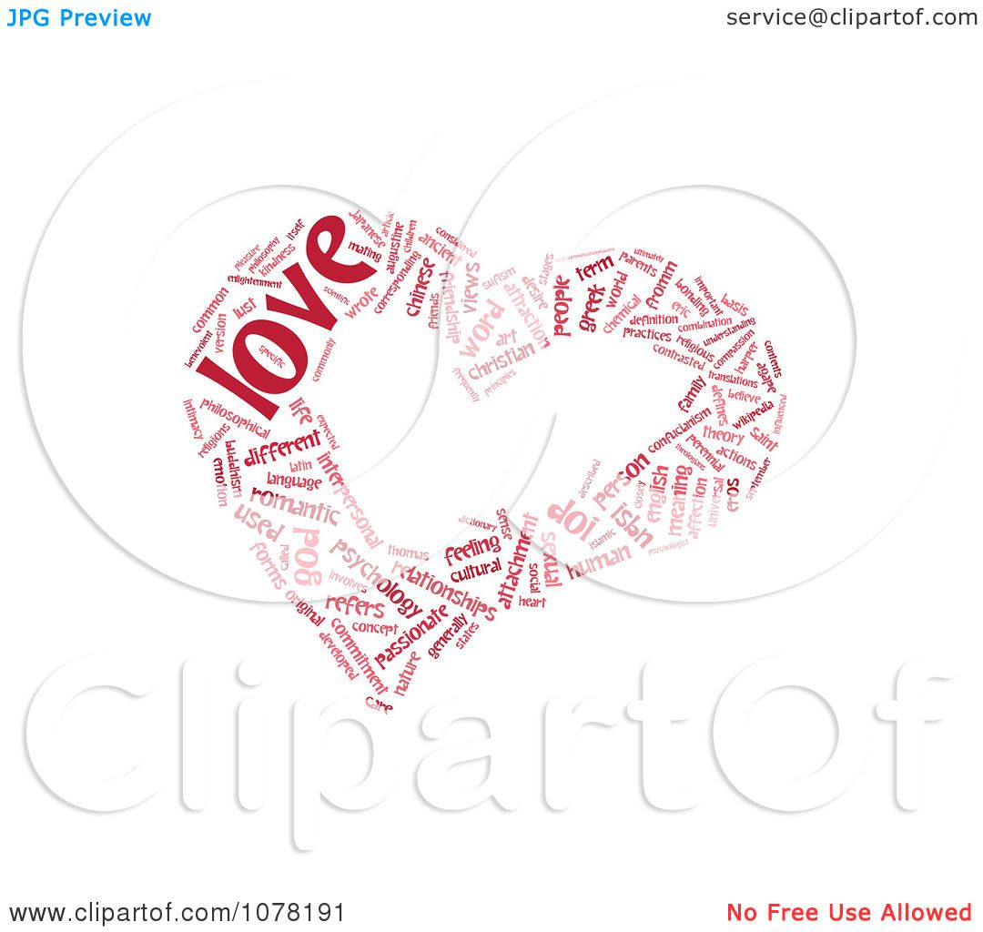 word clipart heart - photo #26