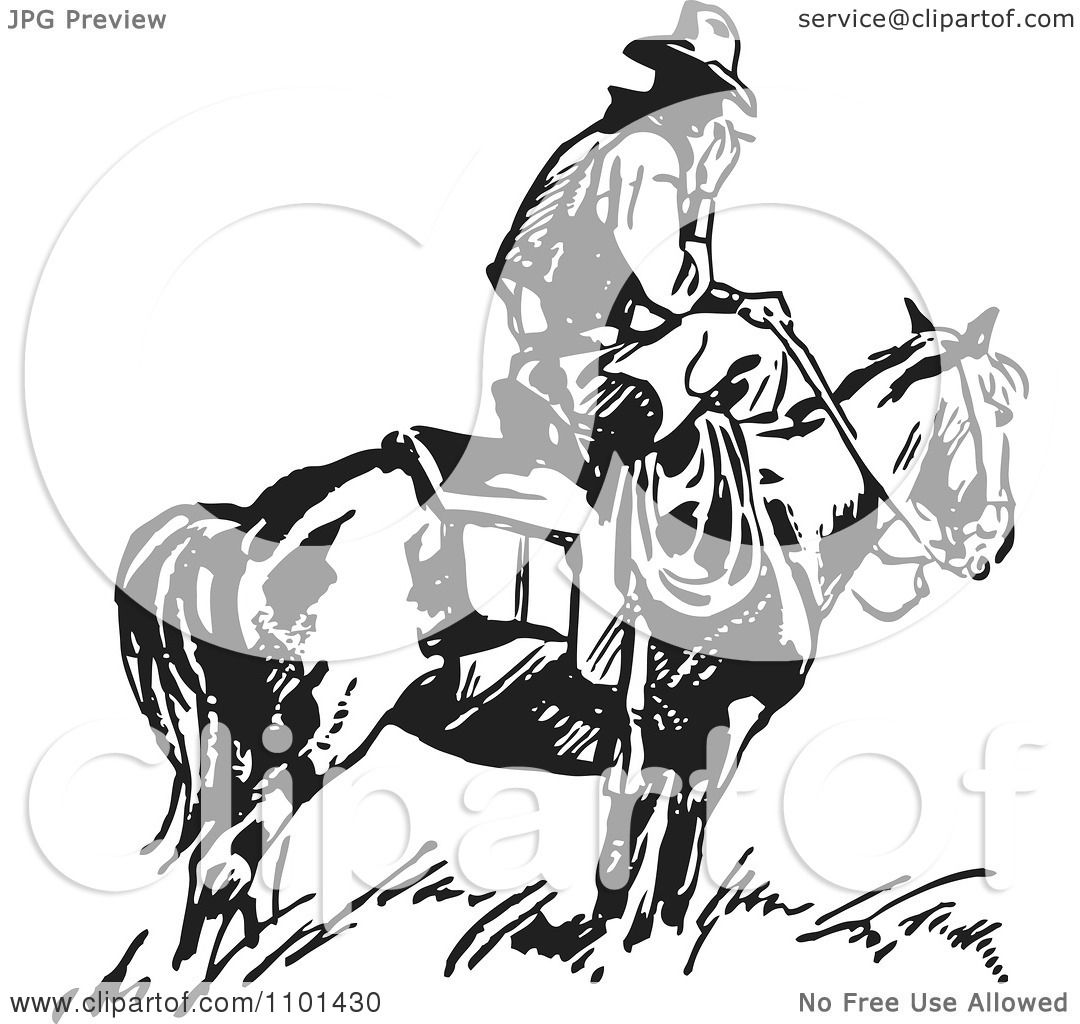 vintage rodeo clipart - photo #48