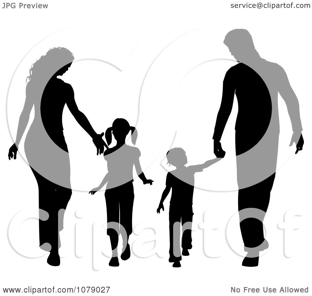 free clipart family holding hands - photo #46