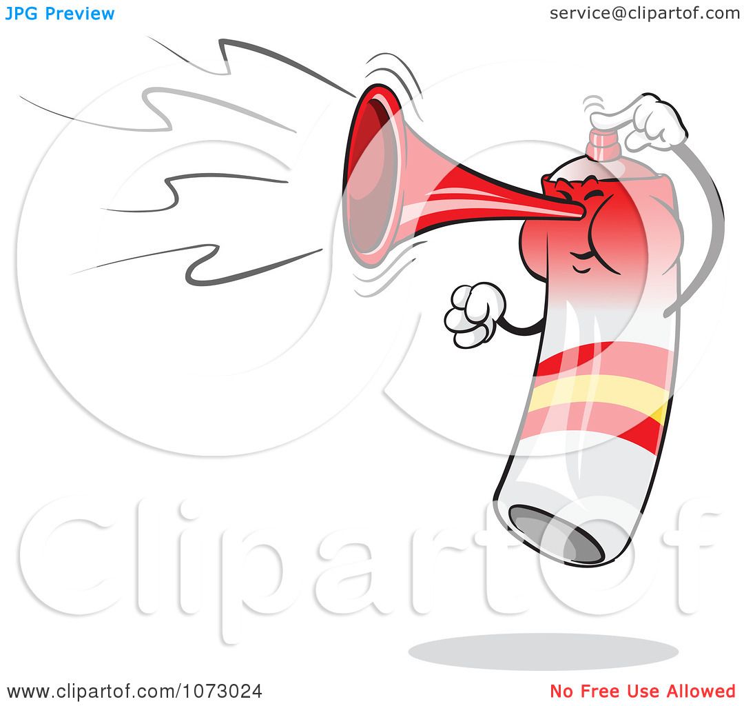 clipart man blowing horn - photo #31