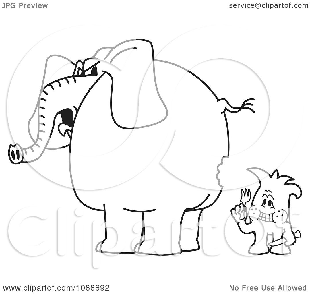 elephant eating clipart - photo #32