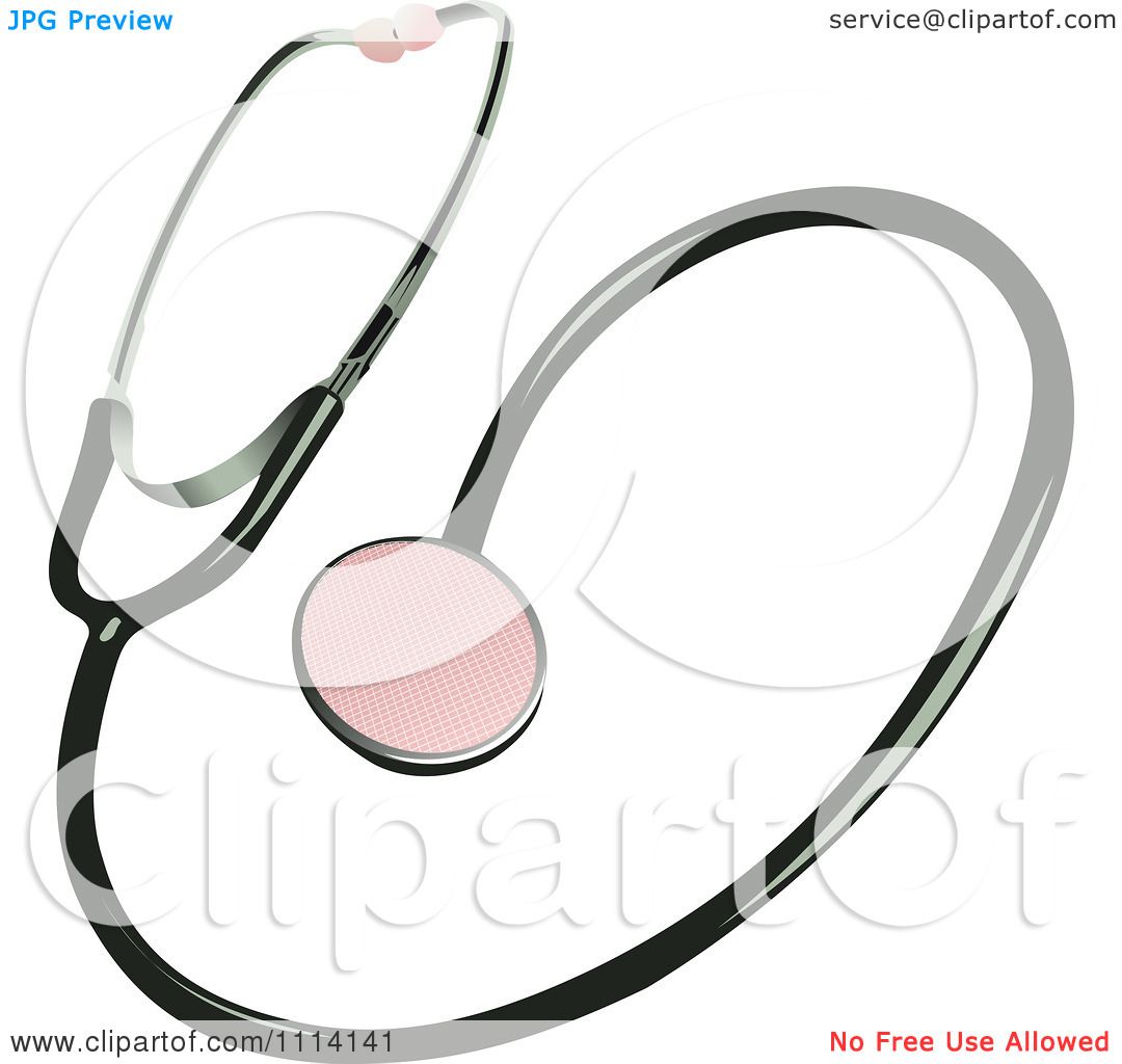 Clipart Stethoscope - Royalty Free Vector Illustration by leonid #1114141