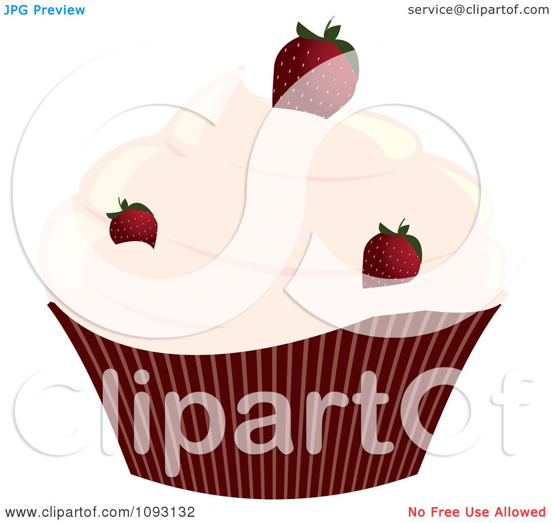 strawberry cupcake clipart - photo #47