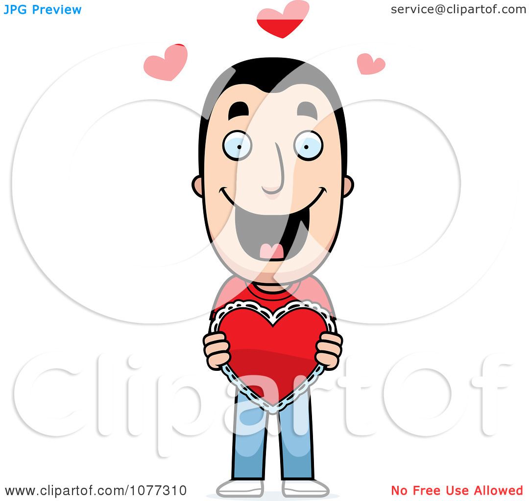 clipart man with heart - photo #27