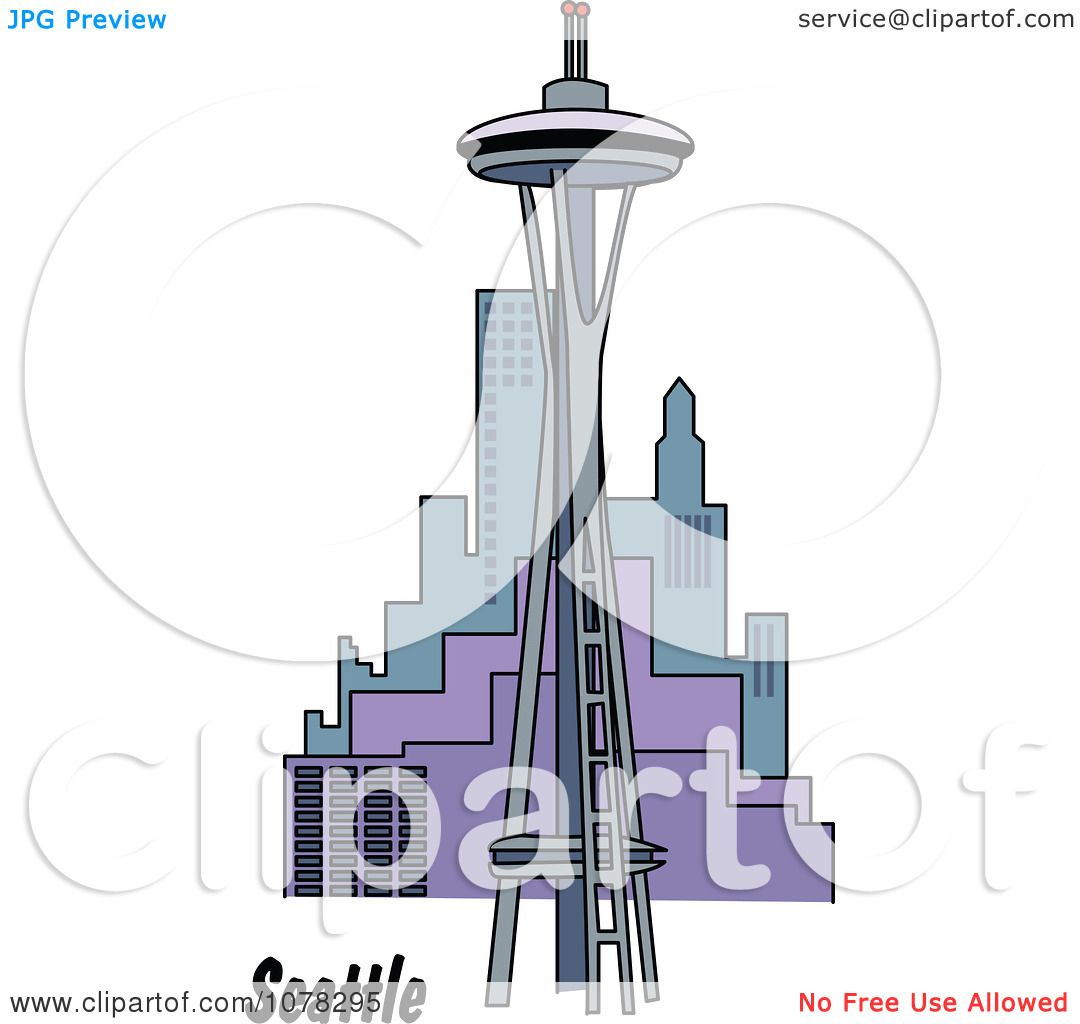 clipart of space needle - photo #35