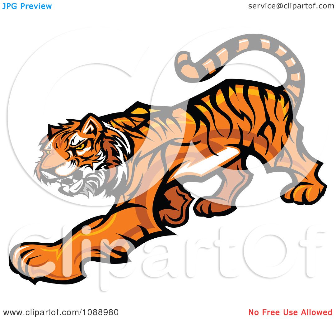 tiger mascot clipart free - photo #47