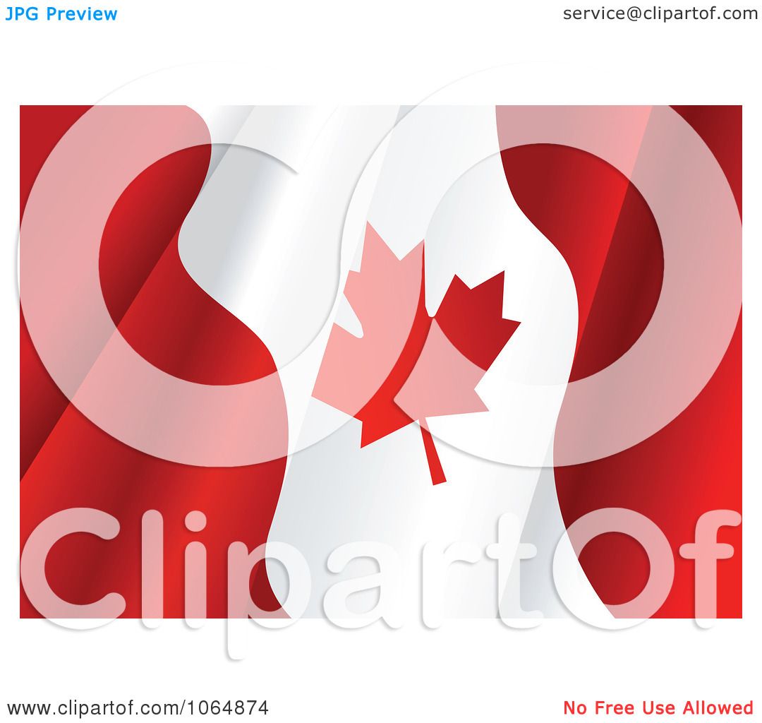 clipart canadian flag waving - photo #19
