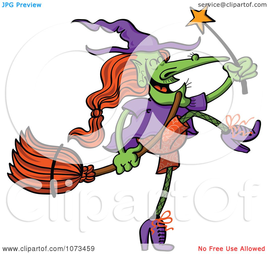 clipart halloween witch broom - photo #36