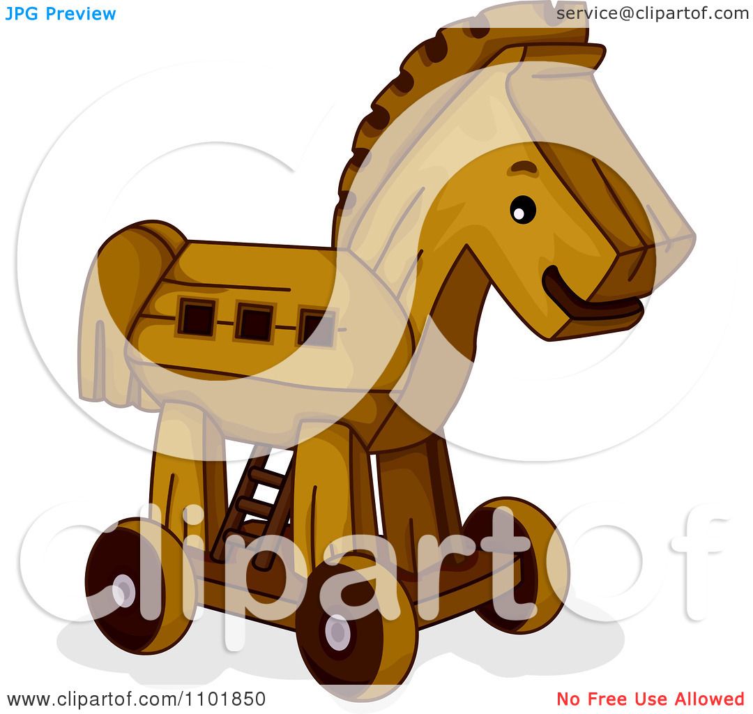 free clip art trojan horse - photo #26