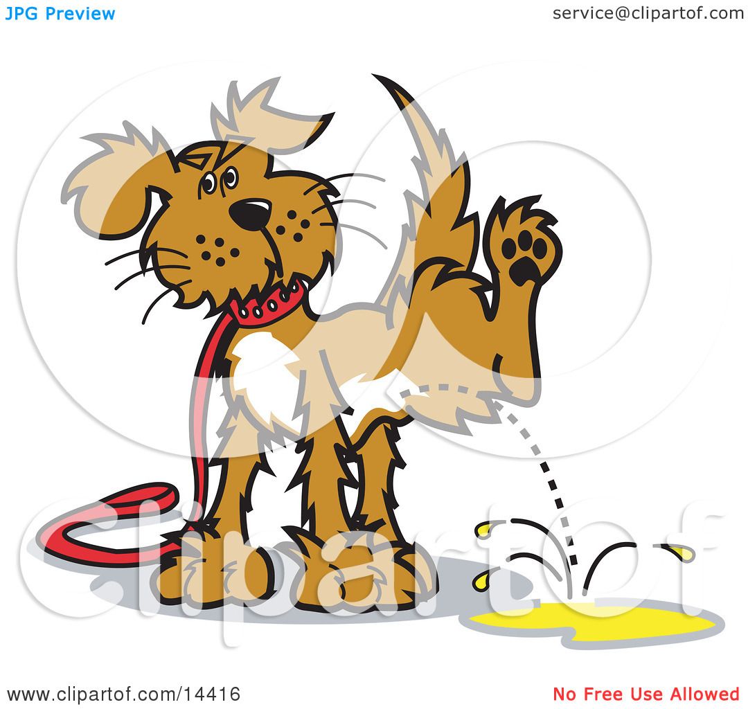 dog peeing clipart - photo #14