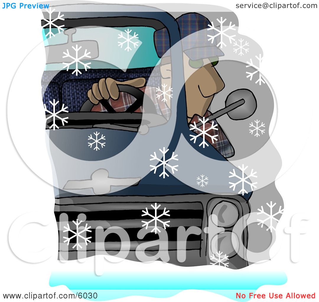 clipart driving in snow - photo #15