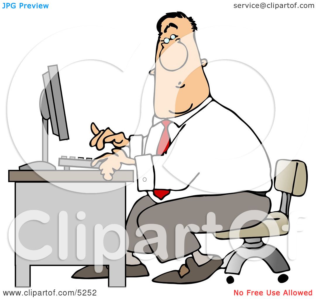 computer typing clipart - photo #20