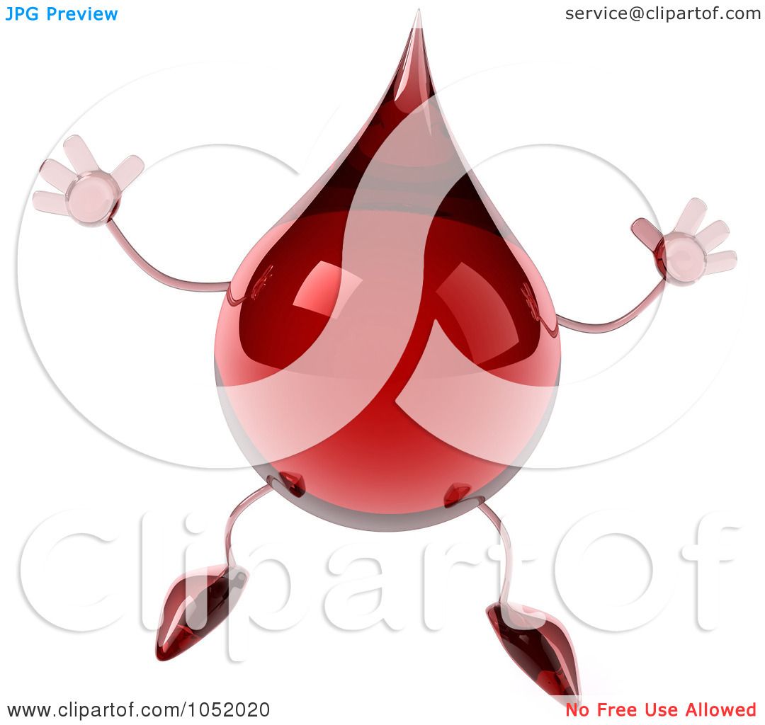 Blood Drops Cartoon