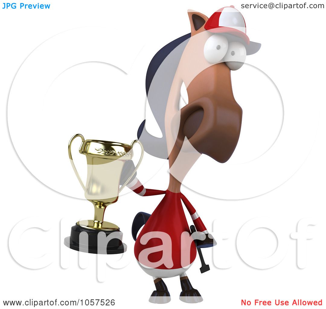horse trophy clipart - photo #8