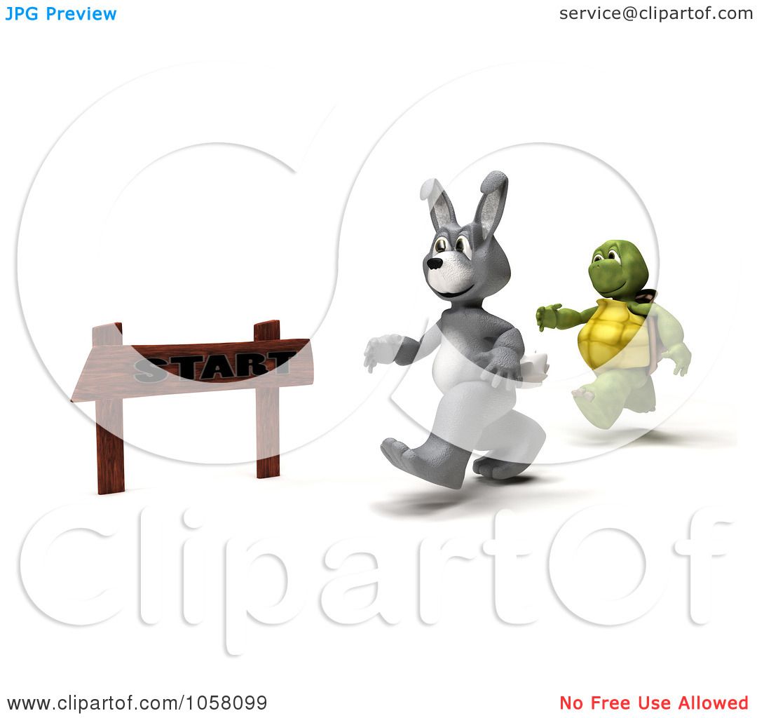 clipart tortoise and the hare - photo #31