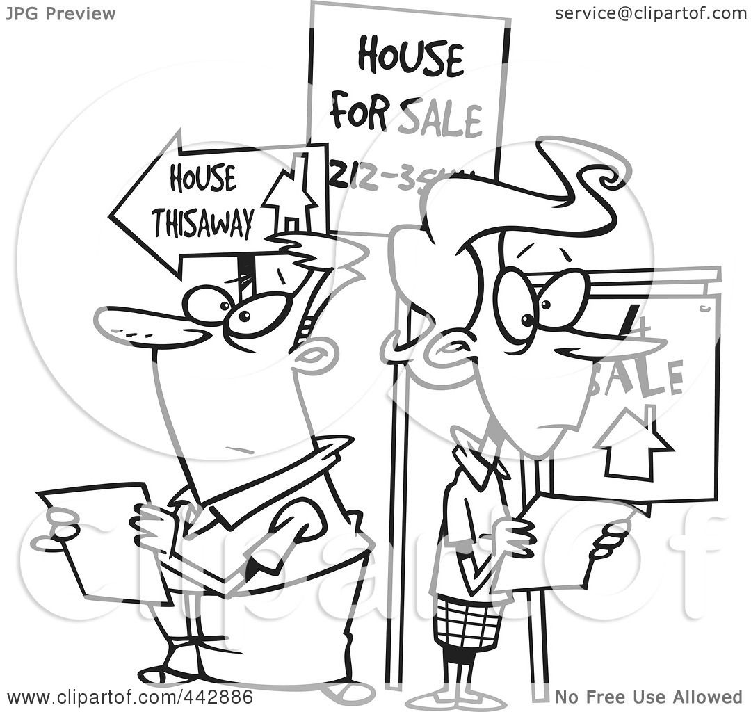house hunting clipart - photo #21