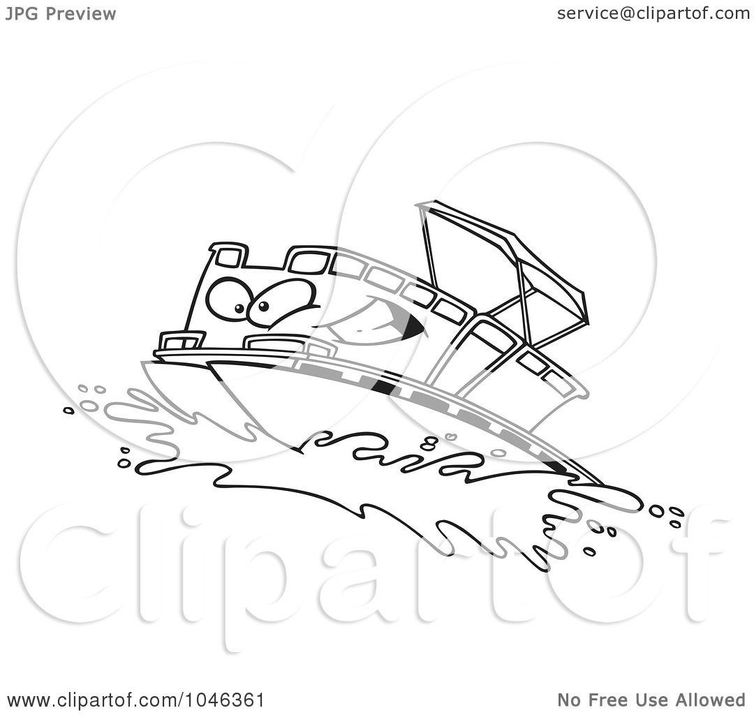 pontoon boat clip art free - photo #44
