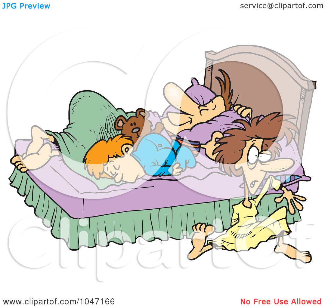 Cartoon Bed Clip Art. Boys Who Disrespect Their Mothers. View Original ...