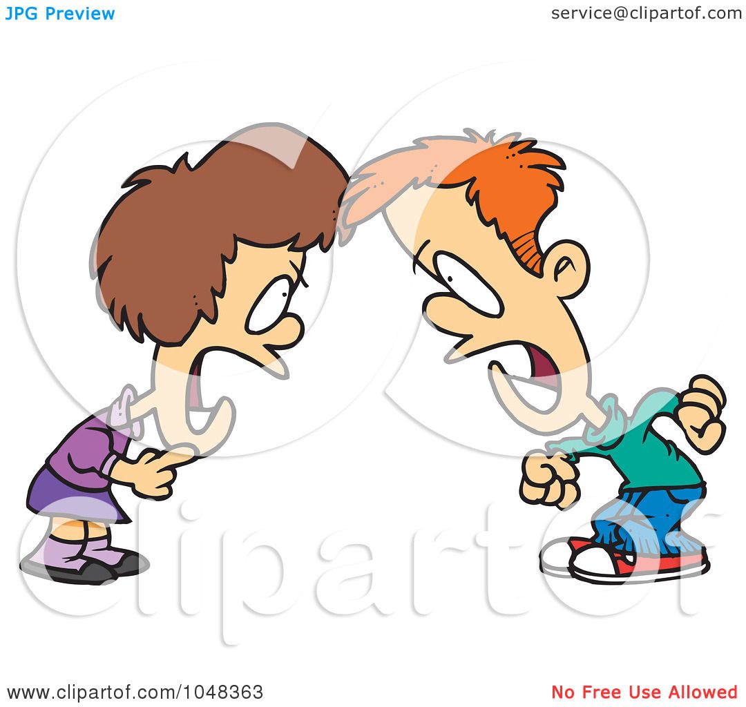 boy and girl fighting clipart - photo #25