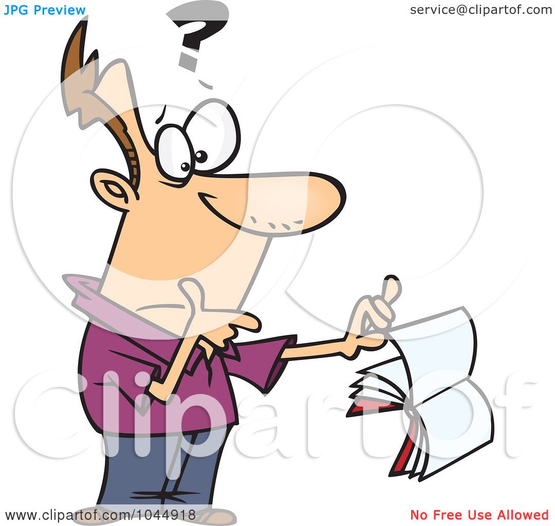 confused man clipart - photo #45