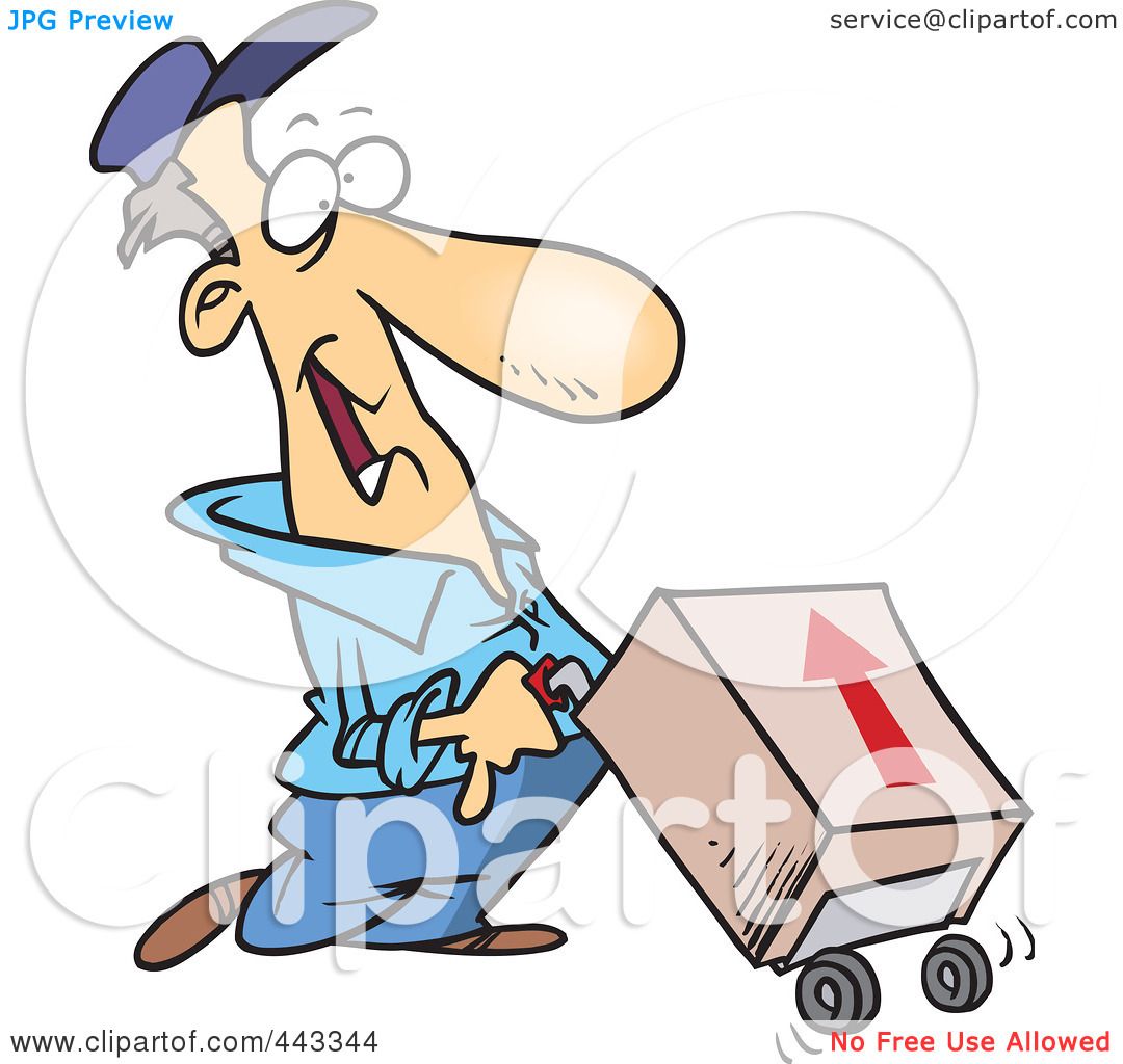delivery man clipart - photo #38