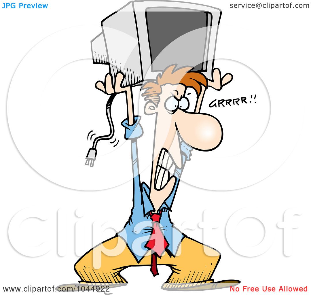 frustrated employee clipart - photo #37
