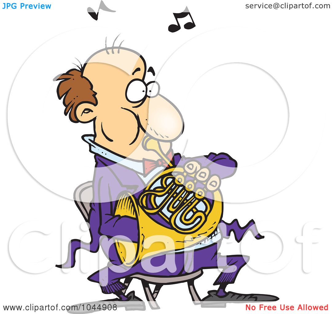 clipart man blowing horn - photo #26