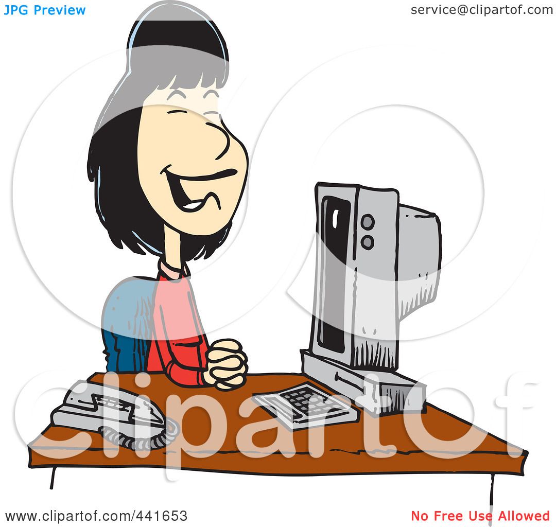funny receptionist clipart - photo #9