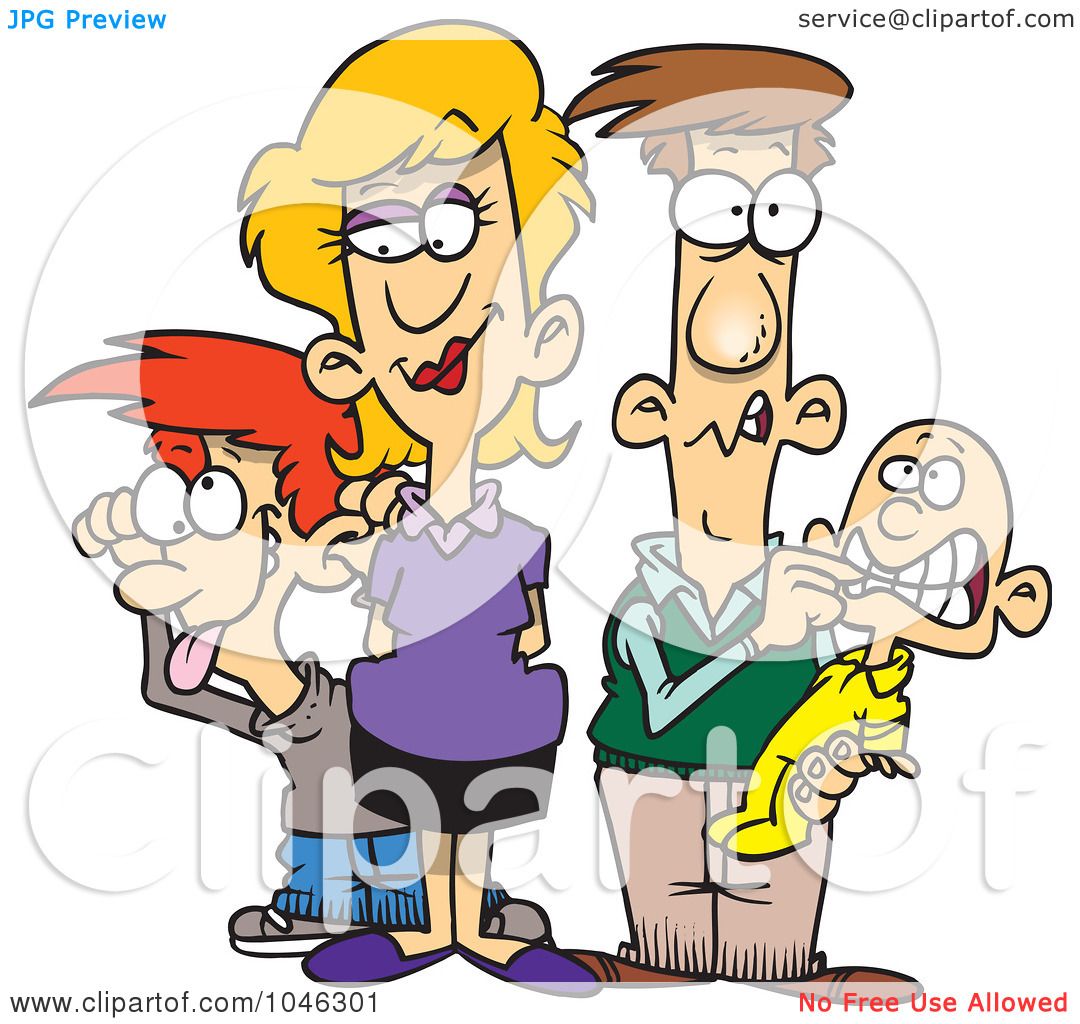 clip art cartoon family - photo #30