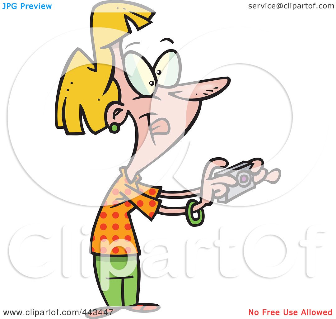 clipart woman with camera - photo #11
