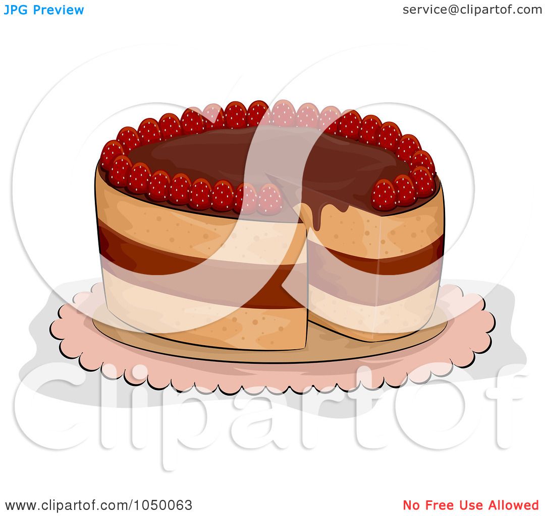 strawberry cake clipart - photo #33