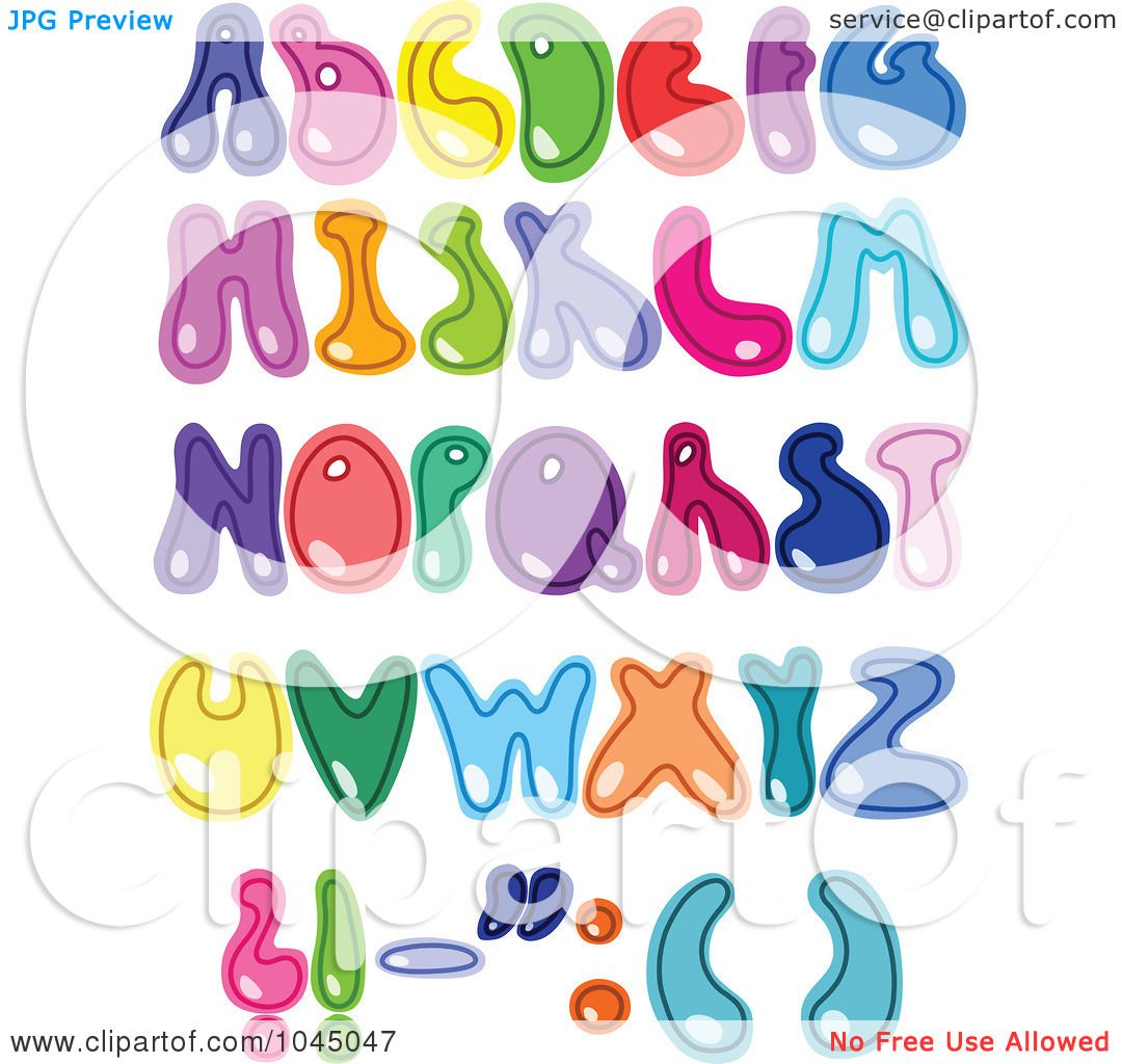 free colorful alphabet clipart - photo #29
