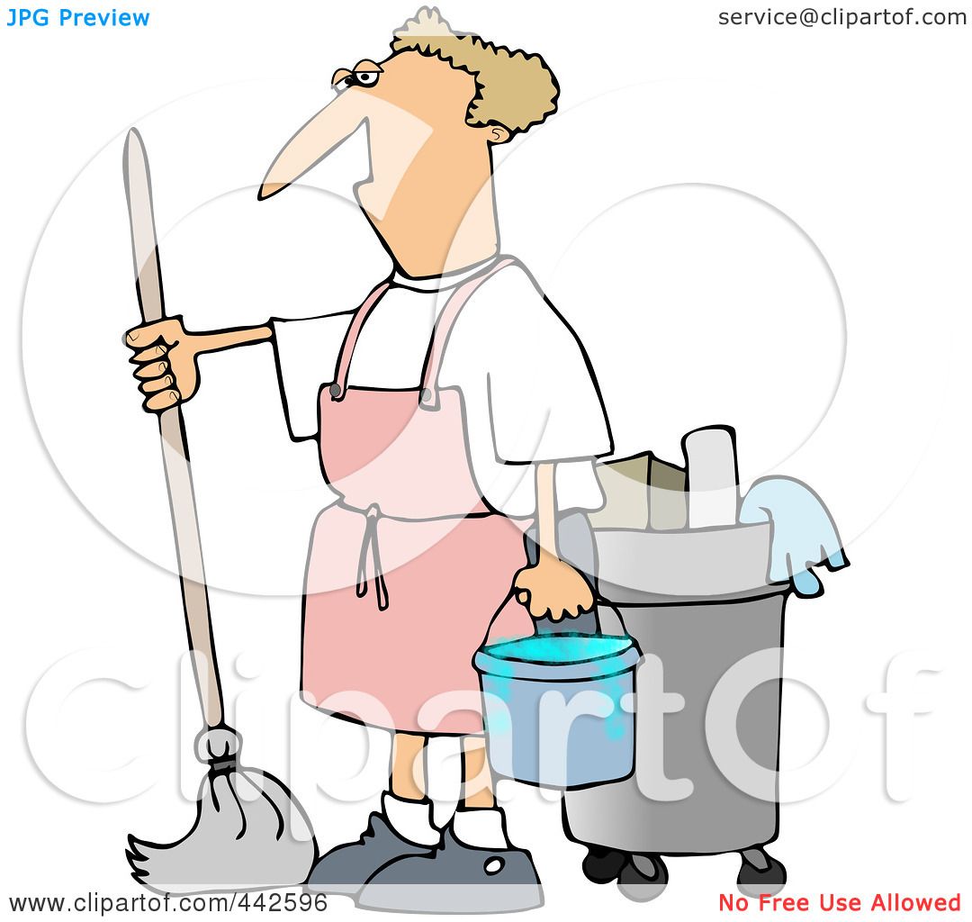 clipart man mopping floor - photo #45