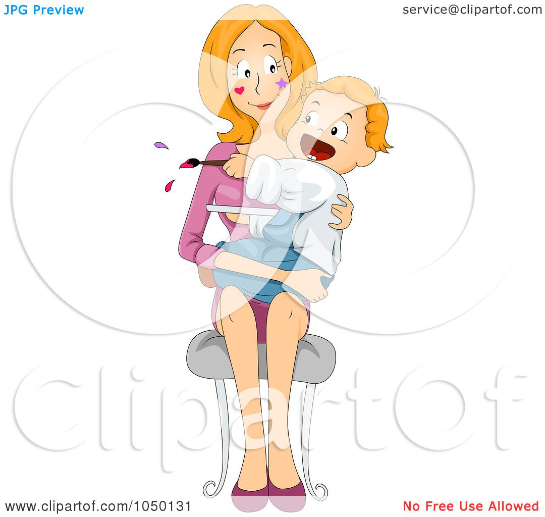 mother holding baby clipart free - photo #50
