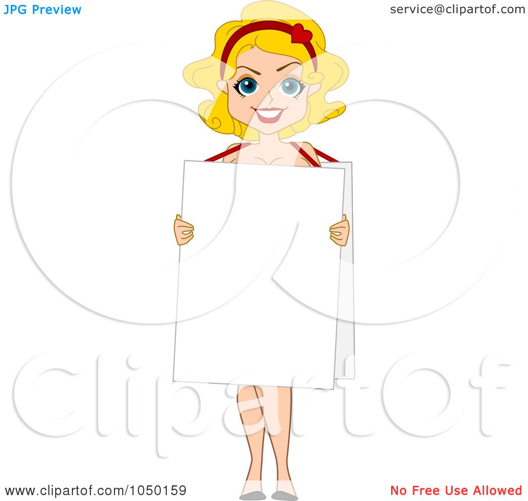 Royalty Free Rf Clip Art Illustration Of A Nude Sexy Pinup Woman