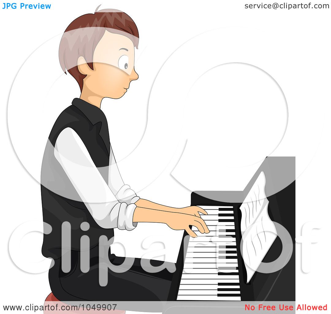 girl playing piano clipart - photo #38