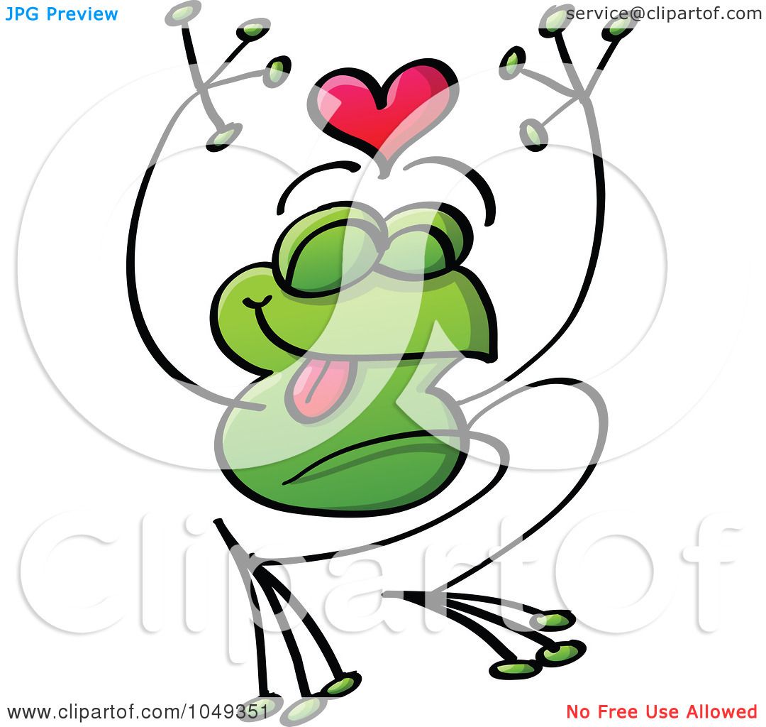 valentine frog clipart - photo #28