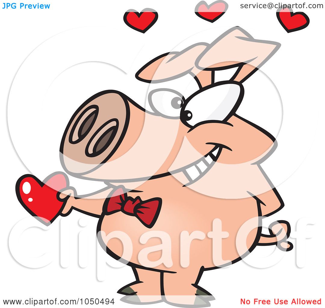 valentine pig clipart - photo #31